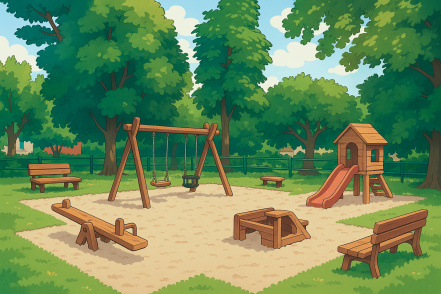 Image d'illustration pour : N°6 - Rafraîchir les jeux du square Pineau