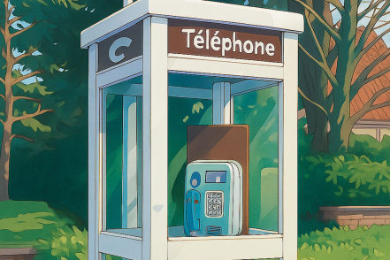 Image d'illustration pour : N°9 - La cabine téléphonique solidaire