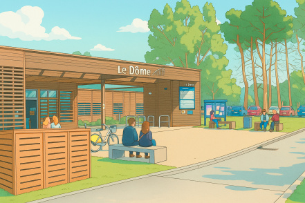 Image d'illustration pour : N°14 - Des abris pour les poubelles du Dôme et de la Maison des solidarités